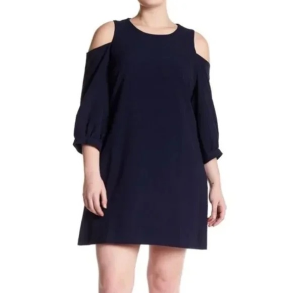 Eliza J Navy Blue Dress - Picture 1 of 4